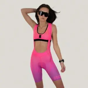 Women's Elite Cycling Bib Shorts - Berry Haze